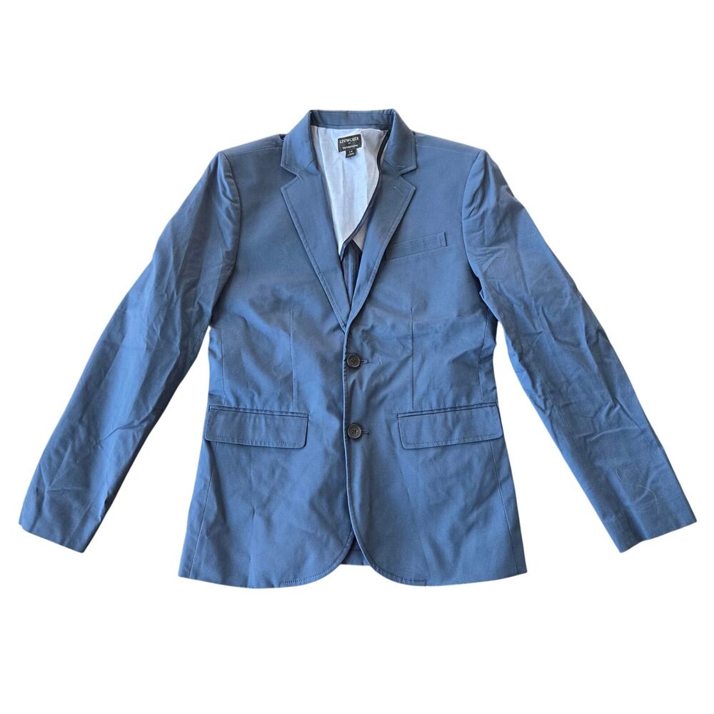J. Crew Factory Boys' Thompson Suit Jacket in Flex Chino Size 14 EUC
